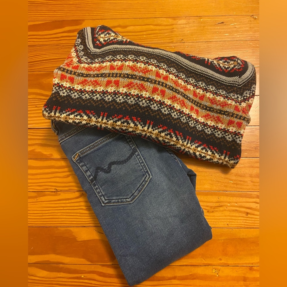 Boys Sweater & Jeans Bundle Hoodie Small 6/7 - Picture 2 of 9